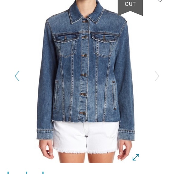 Joe’s Jeans Raw Hem Denim Jacket - Picture 3 of 4